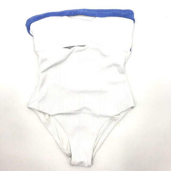 Onia One-Piece Swimsuit M Natalie Cutout Strapless - Picture 4 of 7